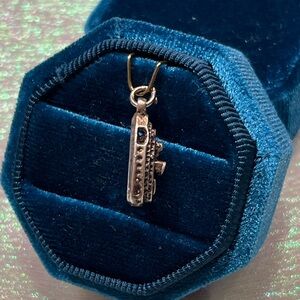 Vintage Sterling Silver Steamer Ship Charm- 1.6 grams